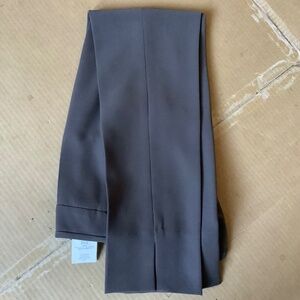 Armani Collezioni dark fawn polyester pants. Size 2. Excellent condition.
